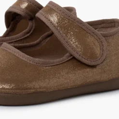 Merceditas barefoot brillo tira adherente