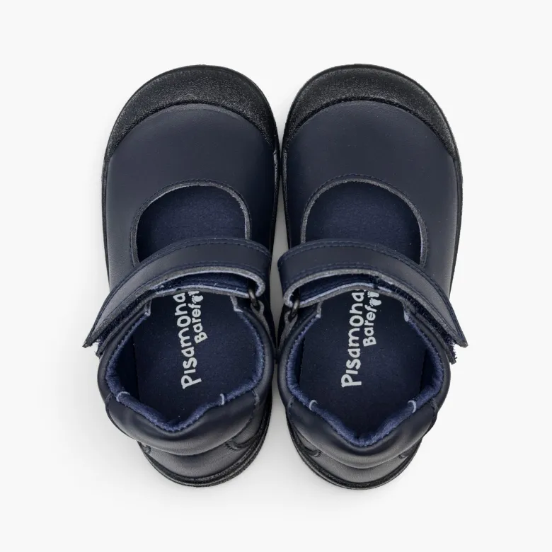 Merceditas barefoot colegiales puntera goma