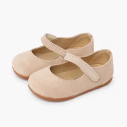 Merceditas barefoot serraje niña primeros pasos