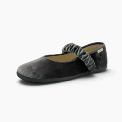 Merceditas barefoot terciopelo tira fruncida