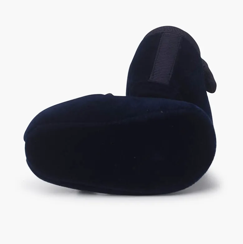 Merceditas Bebe Terciopelo Cierre Adherente