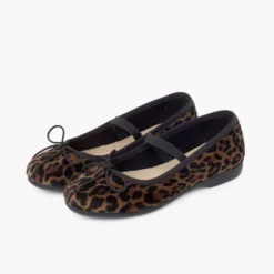 Merceditas elástico animal print