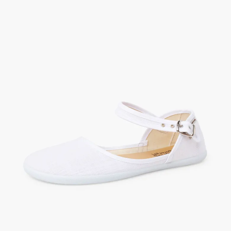 Merceditas escotadas barefoot mujer lino fino