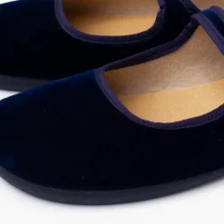 Merceditas mujer barefoot terciopelo hebilla