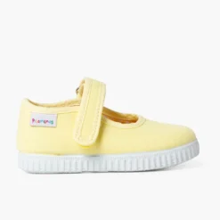 Merceditas Niña tira adherente Suela tipo Zapatillas