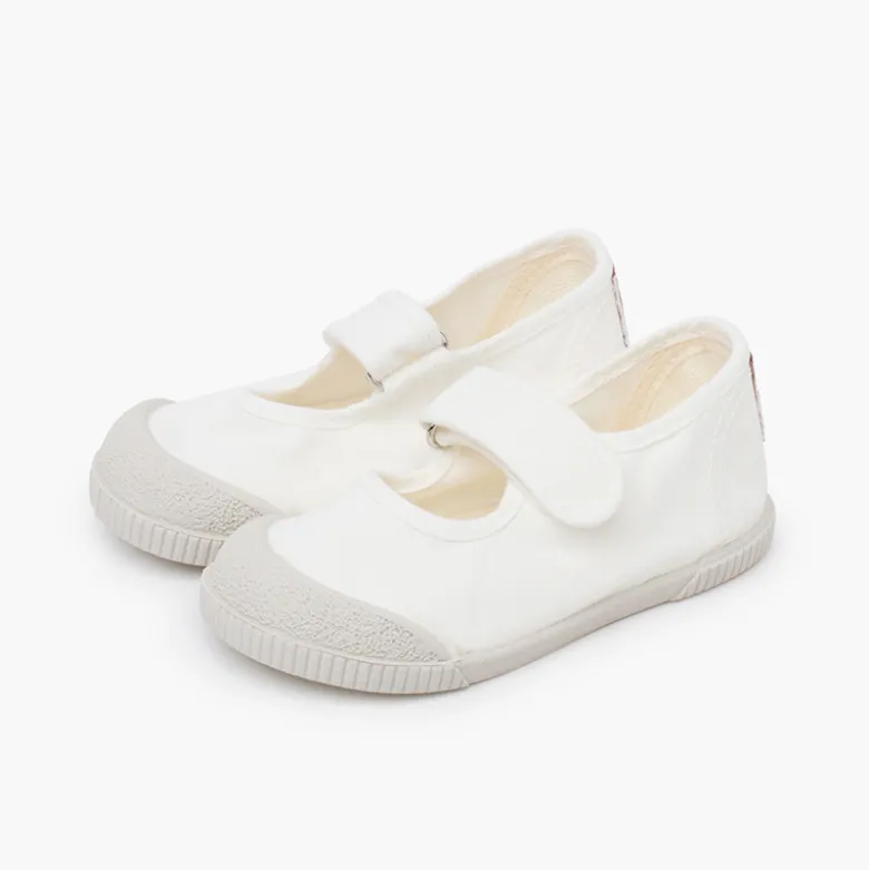 Merceditas puntera barefoot lona lavada