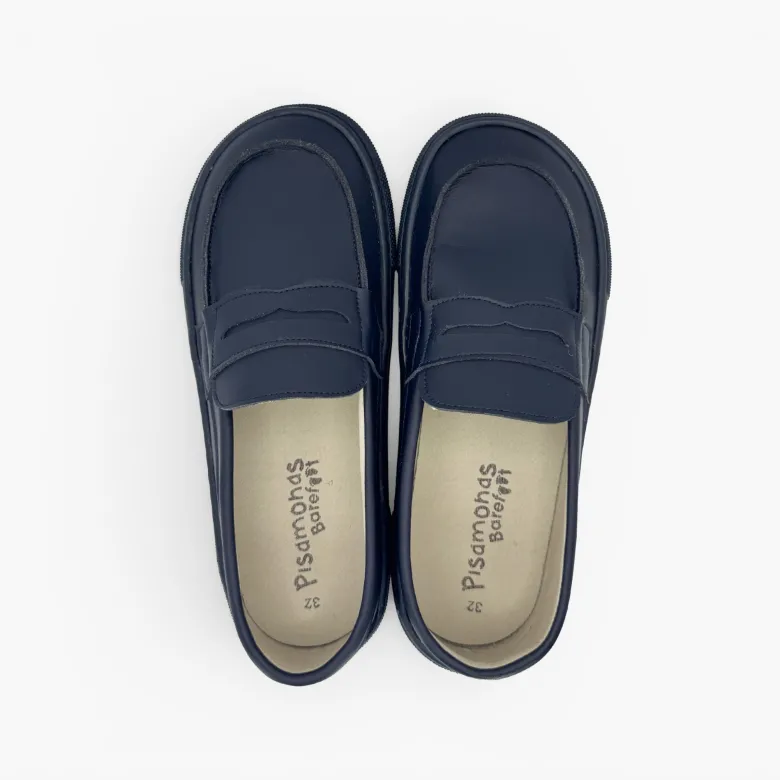 Mocasines colegiales barefoot niños