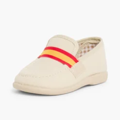 Mocasines Niño Tela Bandera España