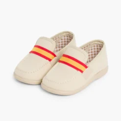 Mocasines Niño Tela Bandera España