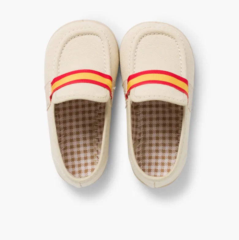 Mocasines Niño Tela Bandera España
