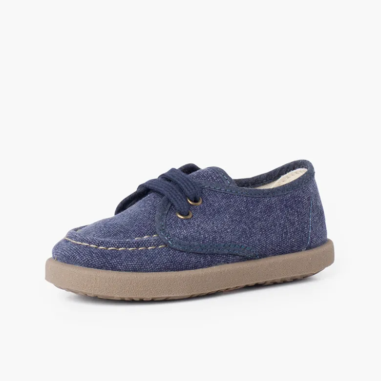 Náutico lona casual suela sport