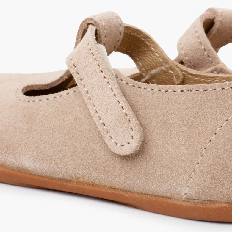 Pepitos barefoot serraje niños primeros pasos