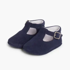 Pepitos Zapatos Bebé Serraje Hebilla