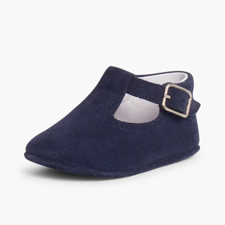 Pepitos Zapatos Bebé Serraje Hebilla