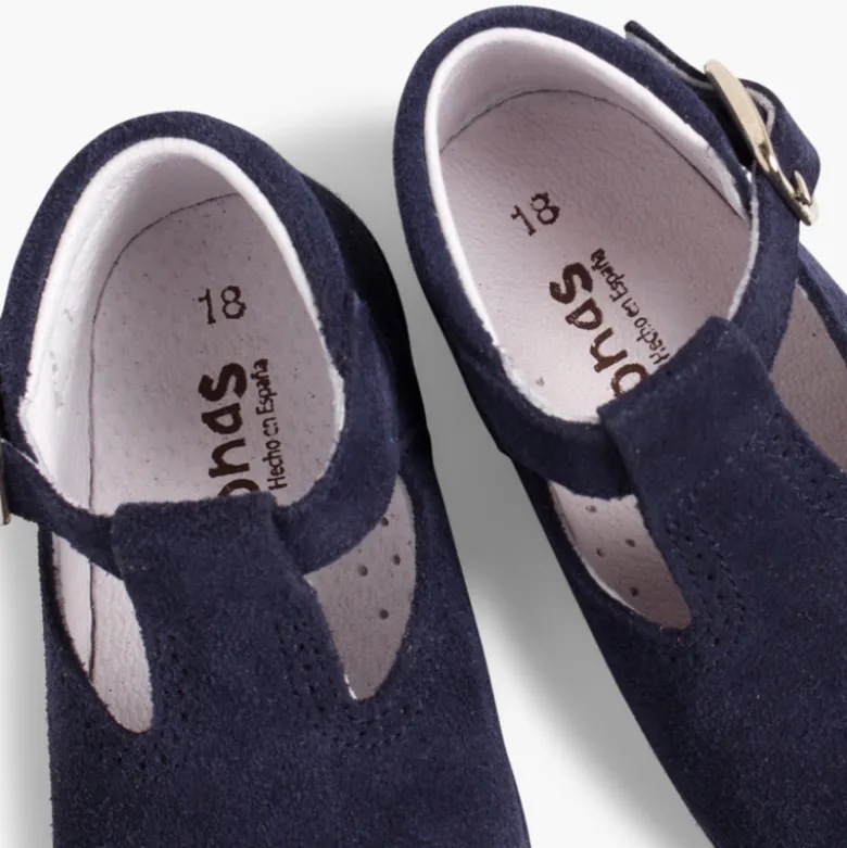 Pepitos Zapatos Bebé Serraje Hebilla