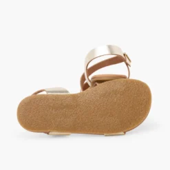 Sandalia barefoot tira cruzada