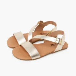 Sandalia barefoot tira cruzada