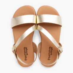 Sandalia barefoot tira cruzada