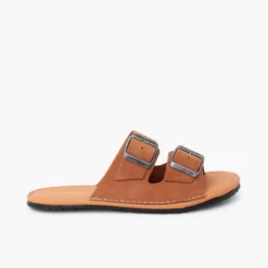 Sandalias barefoot doble hebilla nobuck