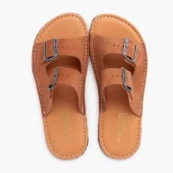 Sandalias barefoot doble hebilla nobuck