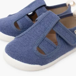 Sandalias barefoot lona cangrejera niño