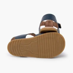 Sandalias barefoot tiras piel