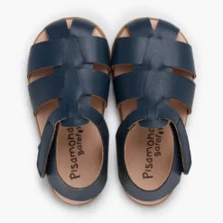 Sandalias barefoot tiras piel