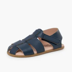 Sandalias barefoot tiras piel