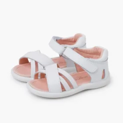 Sandalias bebé niña tiras cruzadas