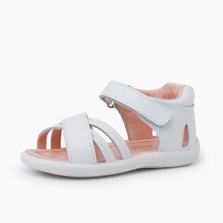 Sandalias bebé niña tiras cruzadas