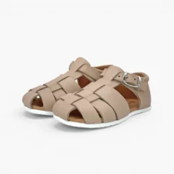 Sandalias cangrejeras barefoot piel niños