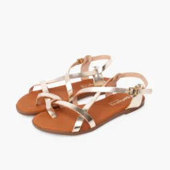 Sandalias dedo tiras finas niña y mujer