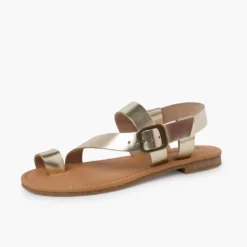 Sandalias gladiador napa hebilla
