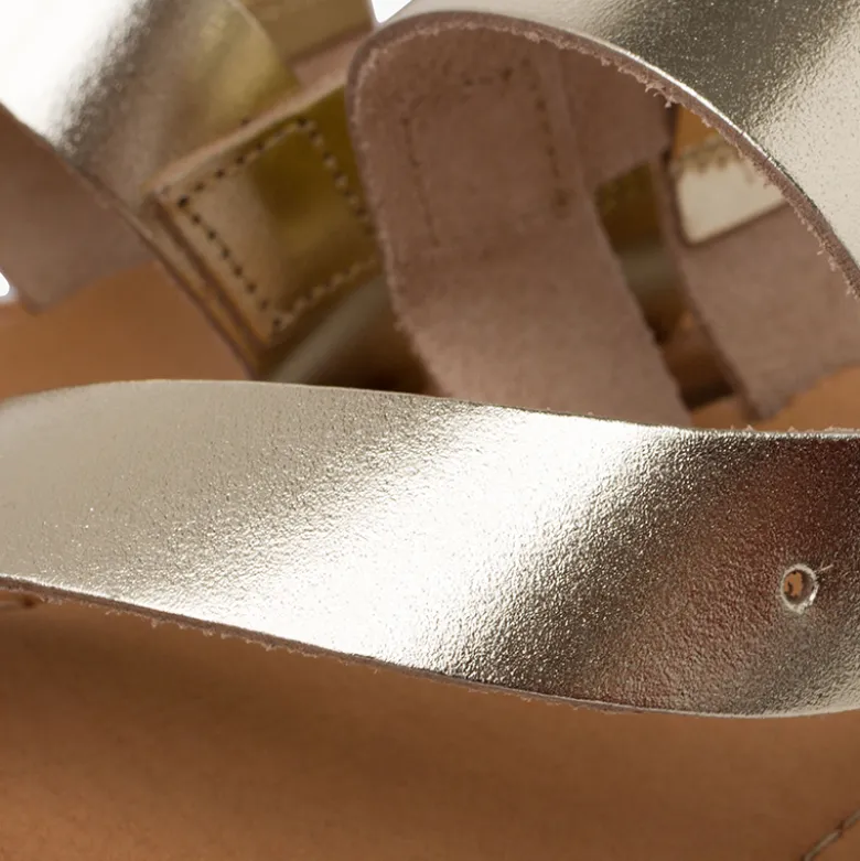 Sandalias gladiador napa hebilla