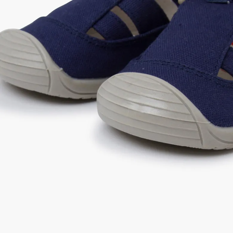 Sandalias lona Biomecanics cierre adherente
