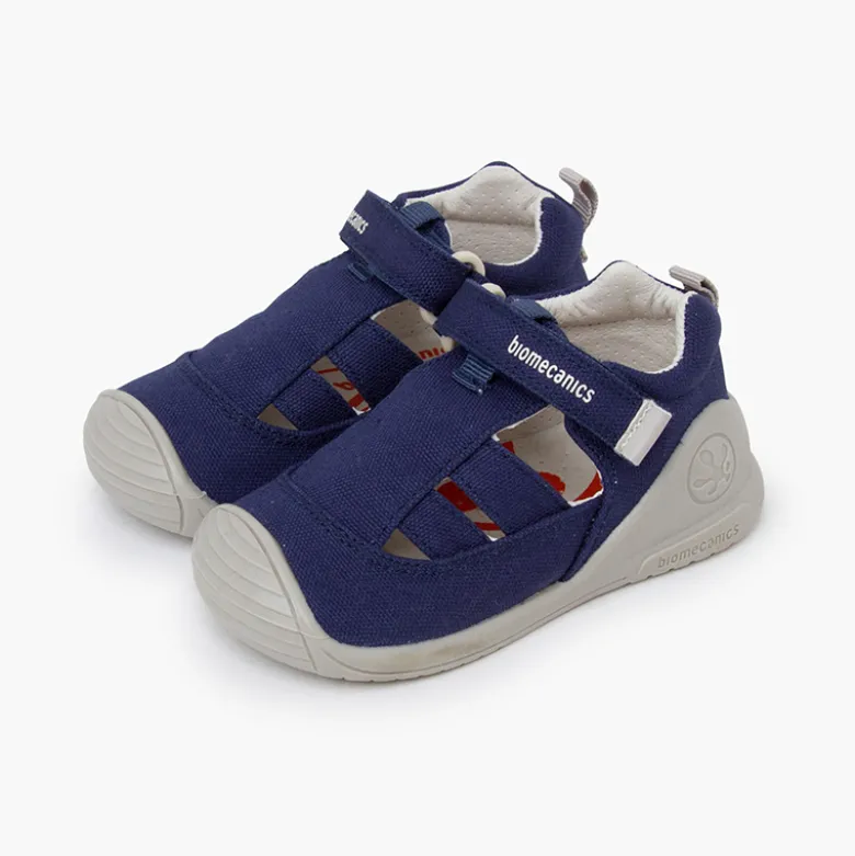 Sandalias lona Biomecanics cierre adherente