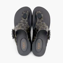 Sandalias mujer Bari animal print