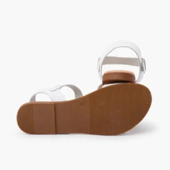 Sandalias niña y mujer. Pala con hebilla ancha