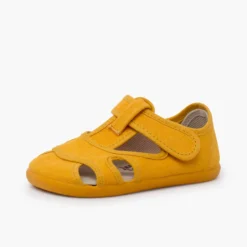 Sandalias niña y niño barefoot lona lavada