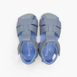 Sandalias niño piel cangrejeras Blanditos