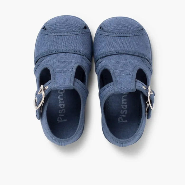 Sandalias Pepitos de lona abiertos