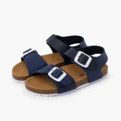 Sandalias unisex bio hebillas piso blanco