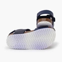 Sandalias unisex bio hebillas piso blanco