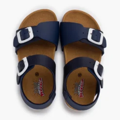 Sandalias unisex bio hebillas piso blanco