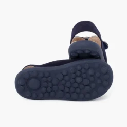 Sandalias unisex serraje tiras frontales adherentes