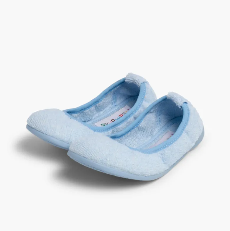 Zapatilla Casa Niña Rizo Toalla Bailarina