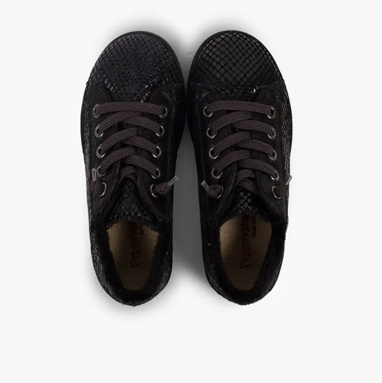 Zapatillas animal print serpiente con forro pelo