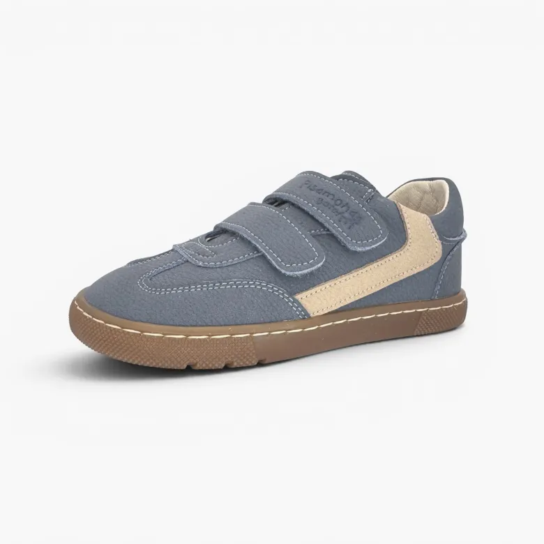 Zapatillas barefoot efecto nobuck adorno lateral