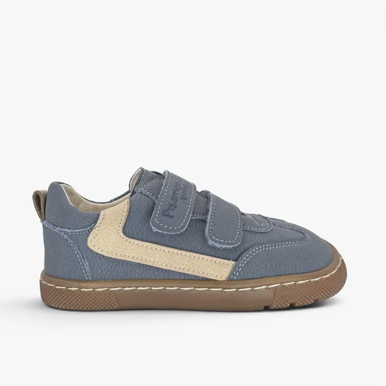 Zapatillas barefoot efecto nobuck adorno lateral