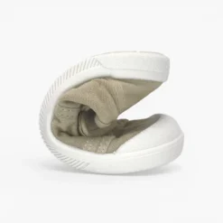 Zapatillas barefoot lona lavada tiras adherentes